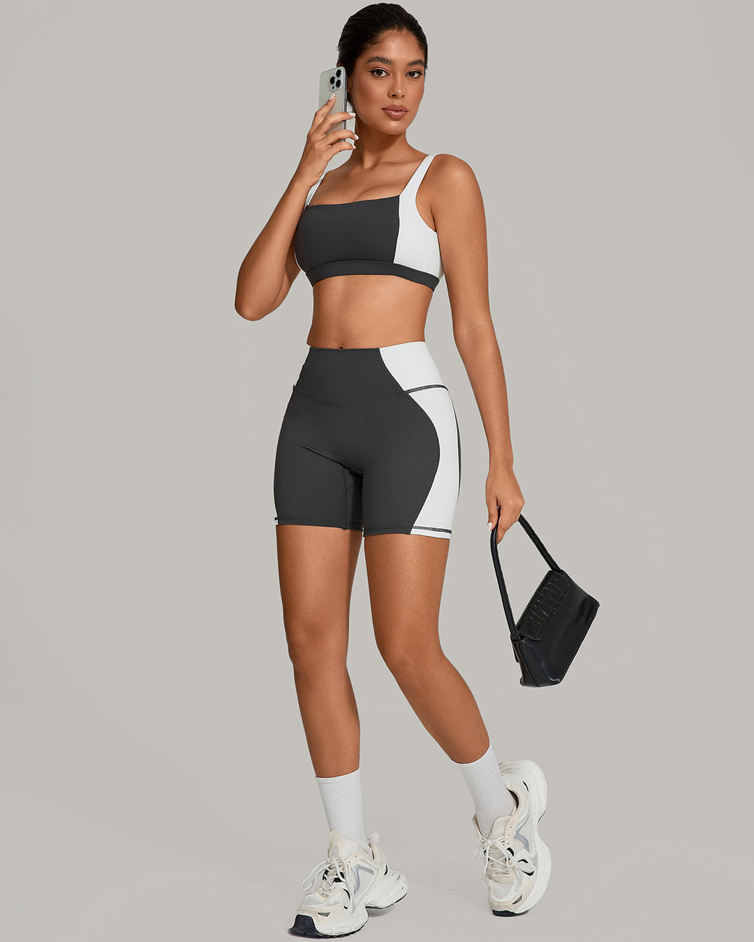 Xanthia Seamless Shorts - Grey