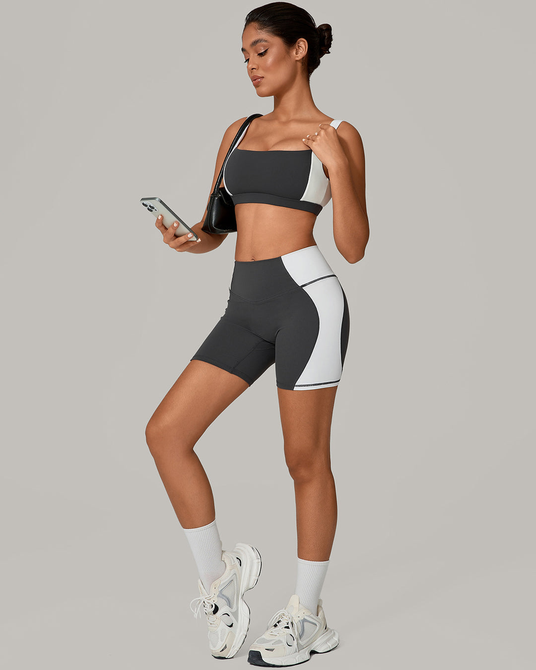 Xanthia Seamless Shorts - Grey