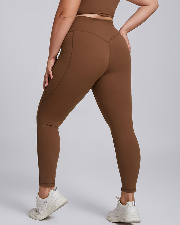 Xiomara Seamless Leggings - Brown