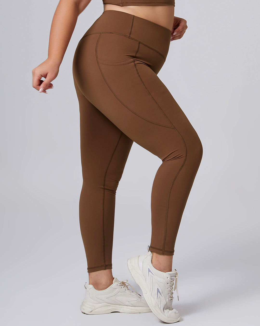 Xiomara Seamless Leggings - Brown