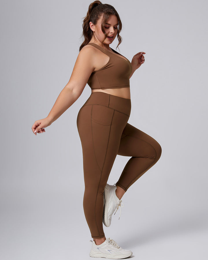 Xiomara Seamless Leggings - Brown