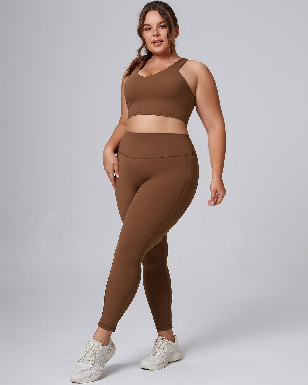 Xiomara Seamless Leggings - Brown