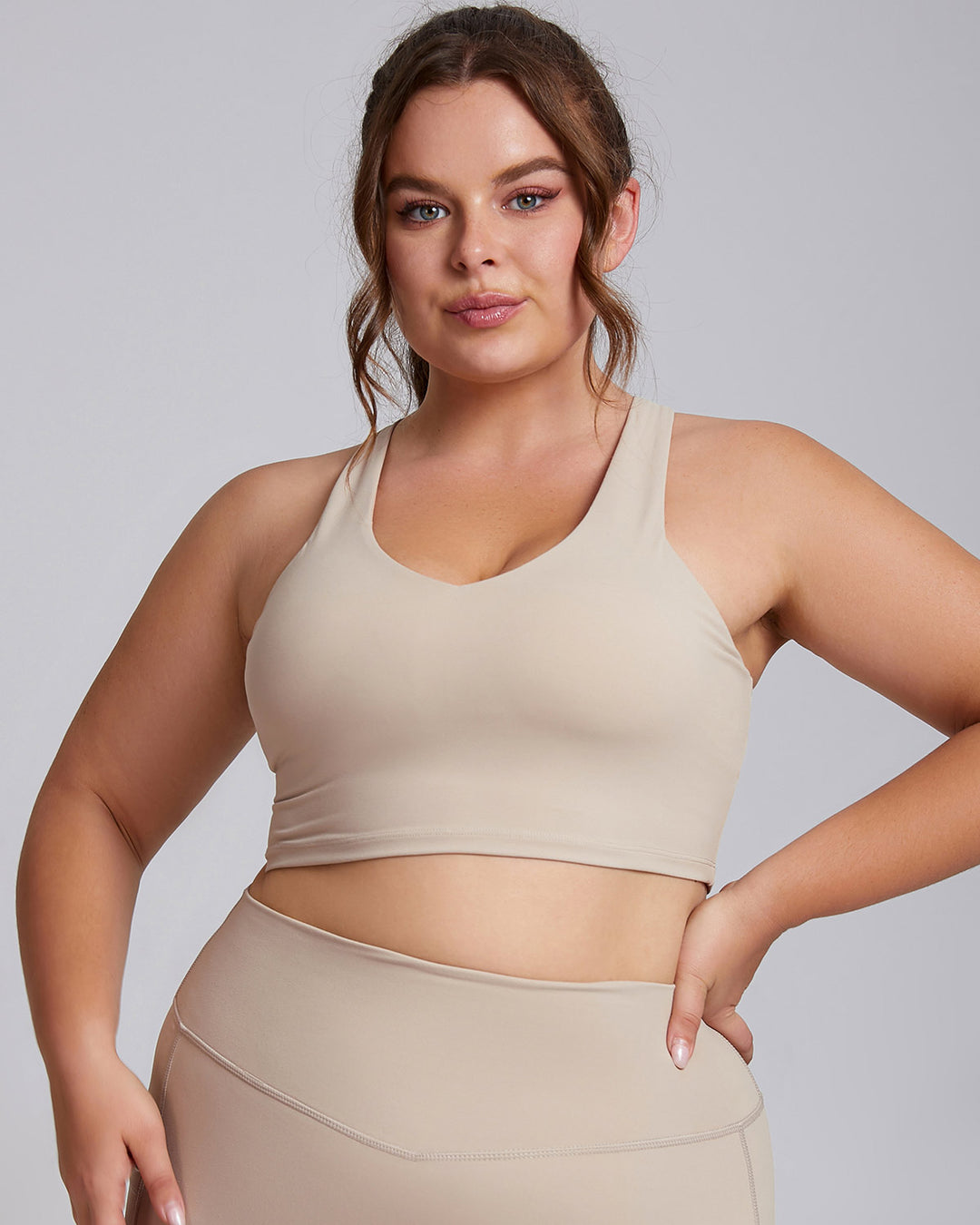 Xiomara Sports Bra - Beige