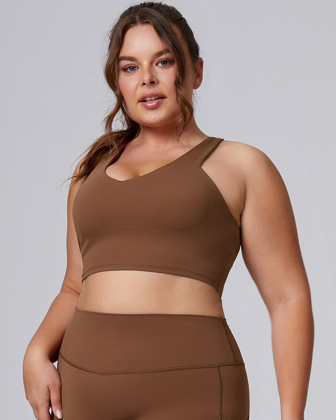 Xiomara Sports Bra - Brown