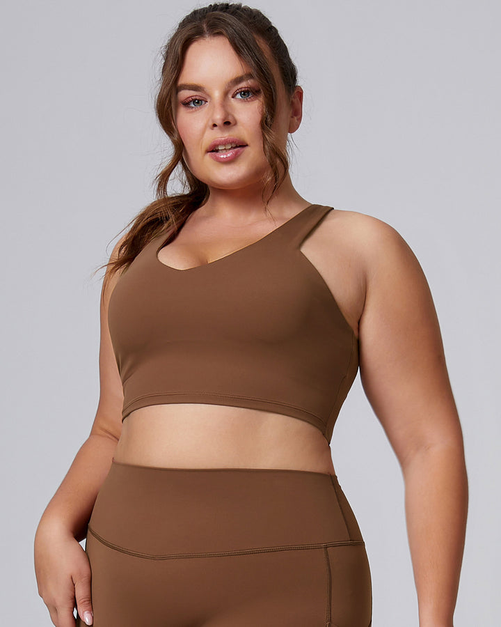 Xiomara Sports Bra - Brown