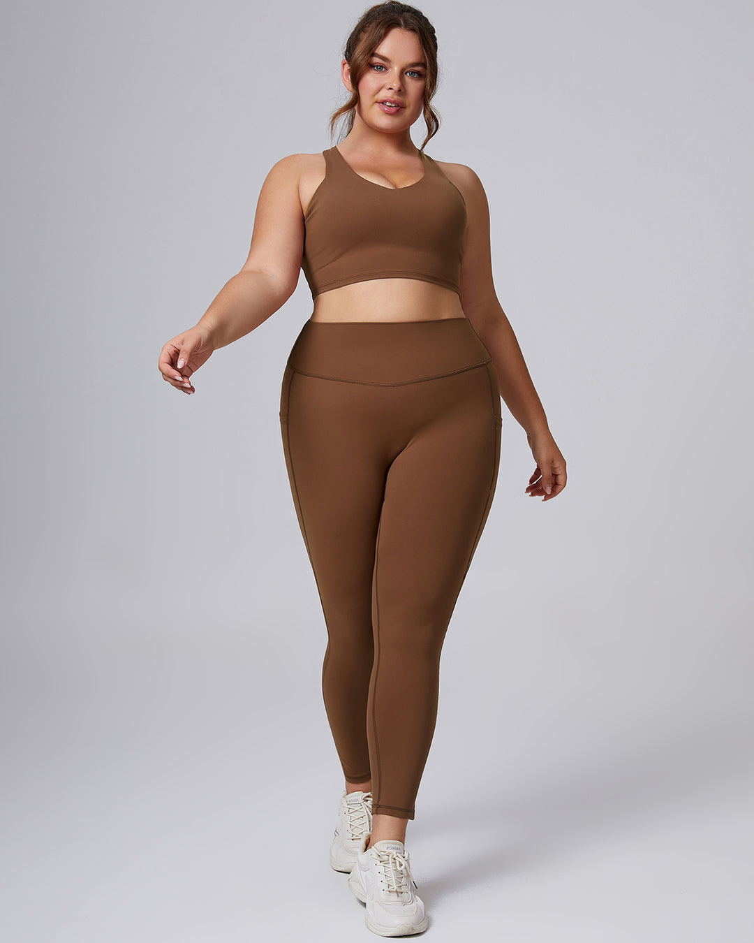 Xiomara Sports Bra - Brown