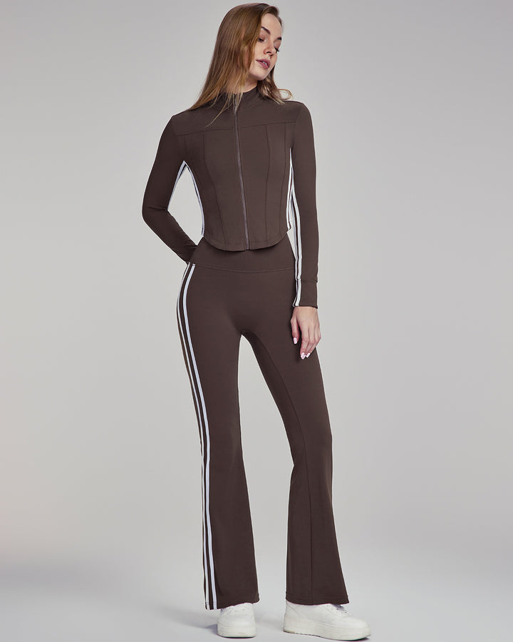 Xyla Flare Leggings - Brown