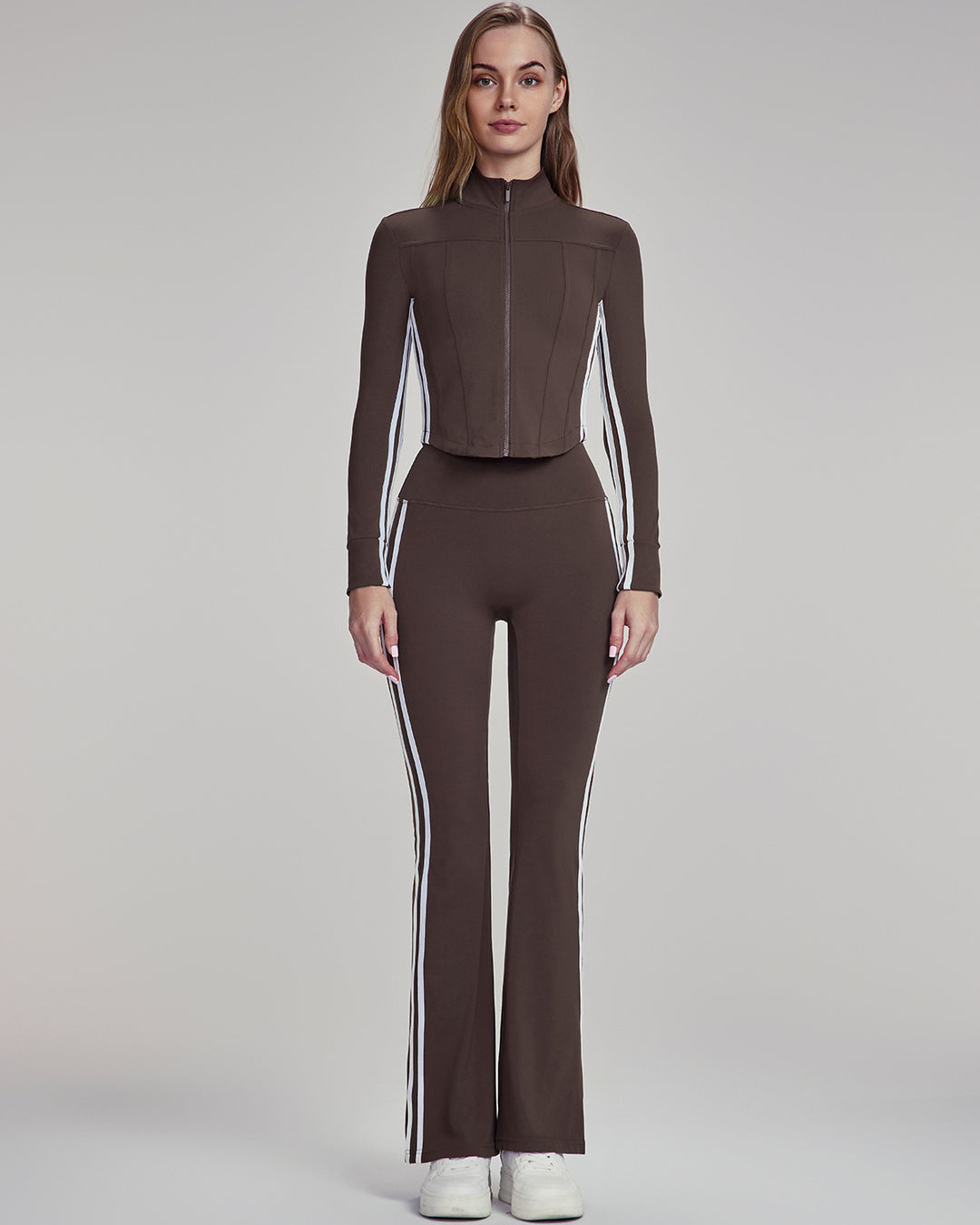 Xyla Flare Leggings - Brown
