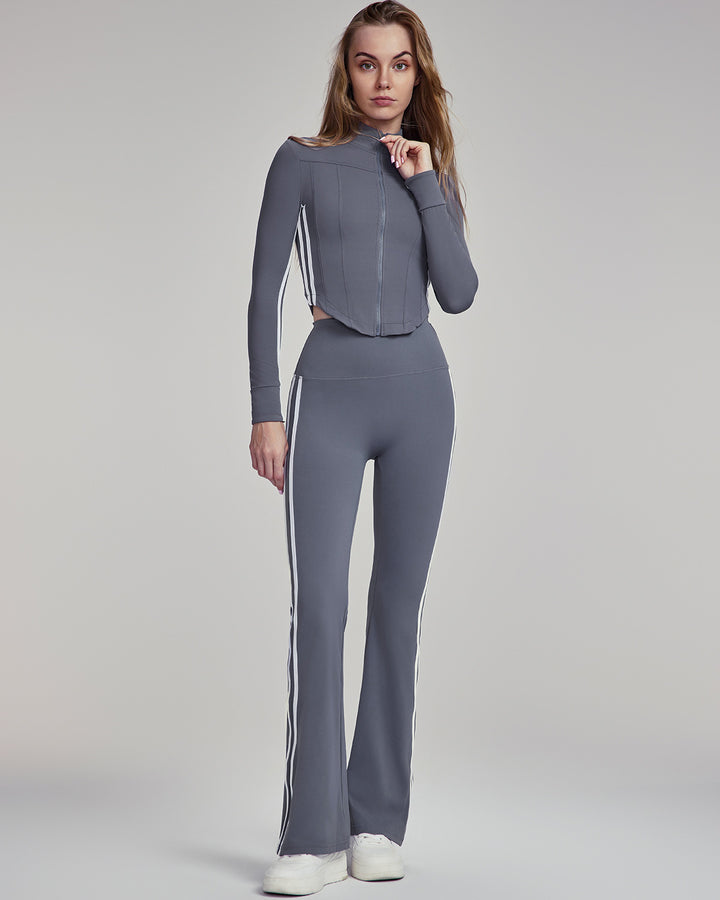 Xyla Flare Leggings - Grey
