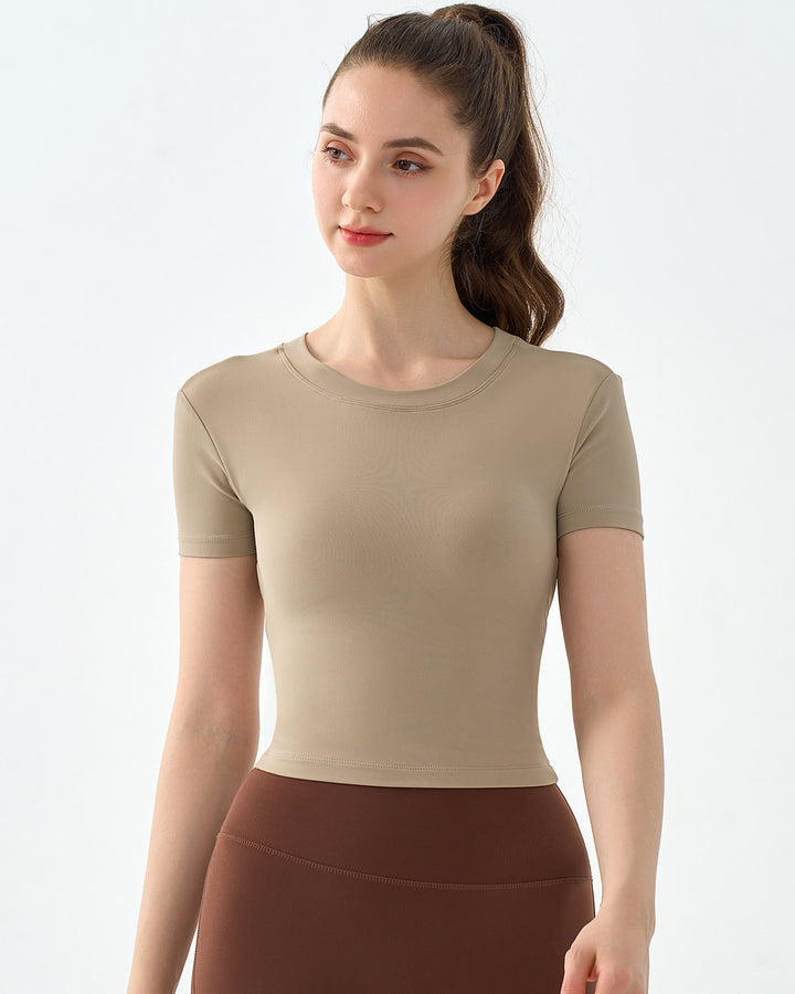 Yasmin Active Top - Khaki