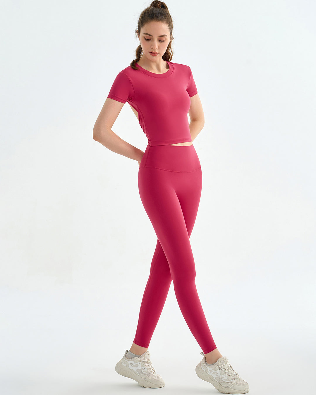 Yasmin Active Top - Raspberry