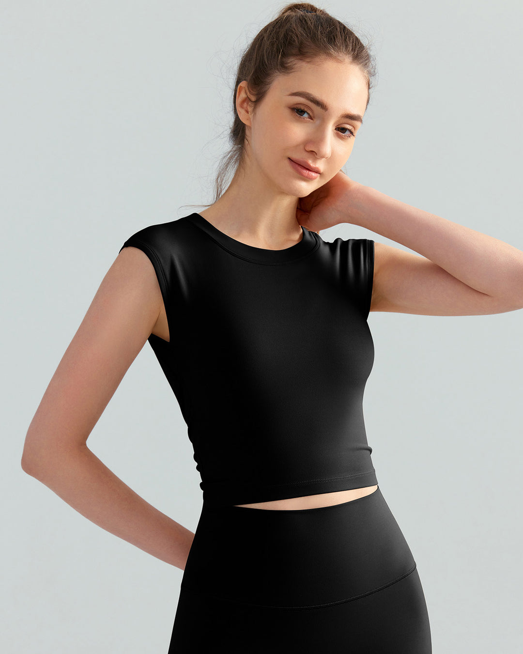 Yasmin Crop Top - Black