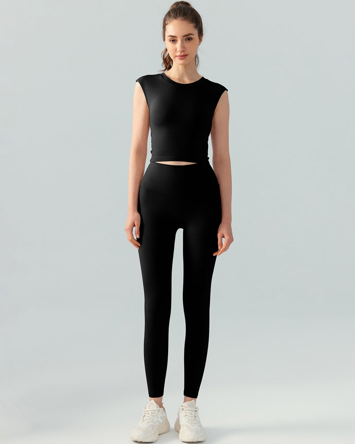 Yasmin Crop Top - Black
