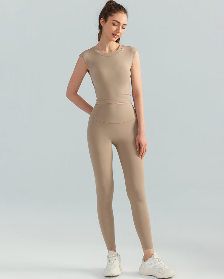 Yasmin Crop Top - Khaki