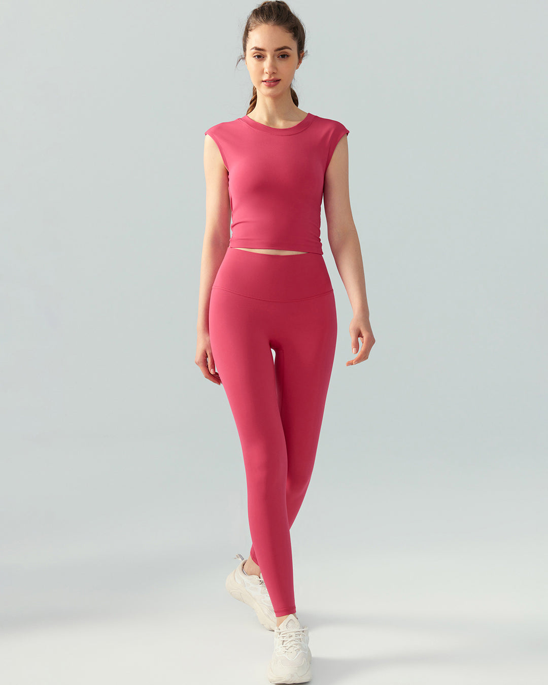 Yasmin Crop Top - Raspberry