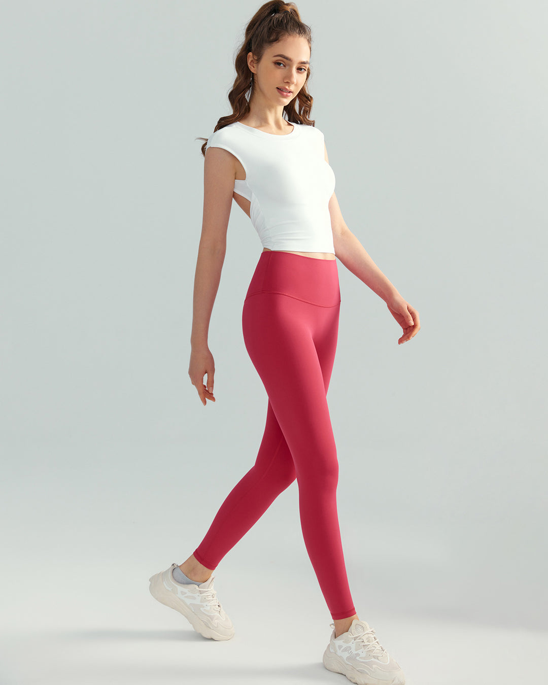 Yasmin Seamless Leggings - Raspberry