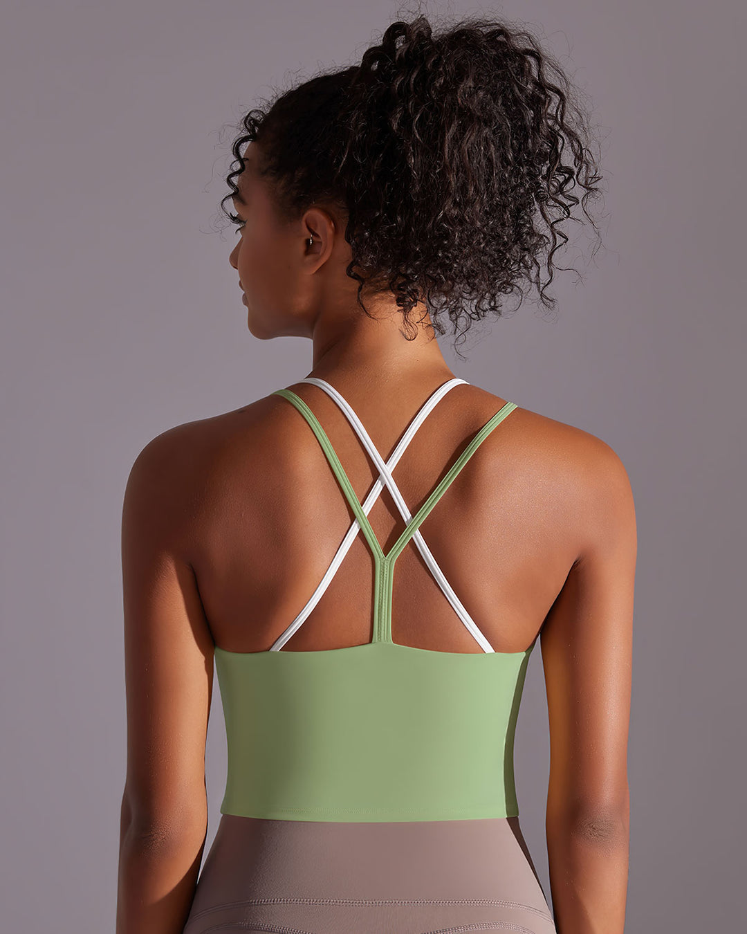 Yseult Crop Top - Green