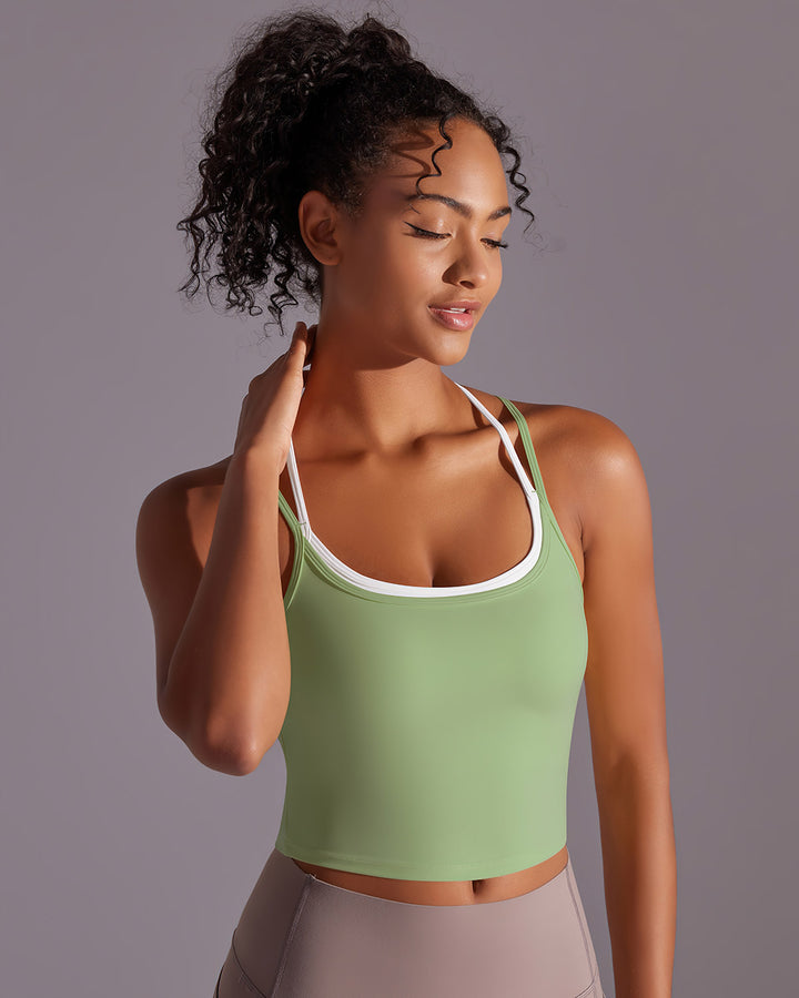 Yseult Crop Top - Green