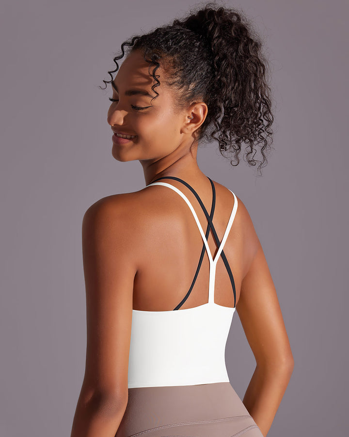 Yseult Crop Top - White
