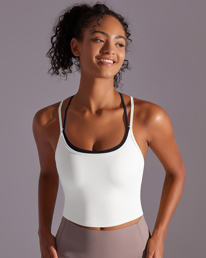 Yseult Crop Top - White
