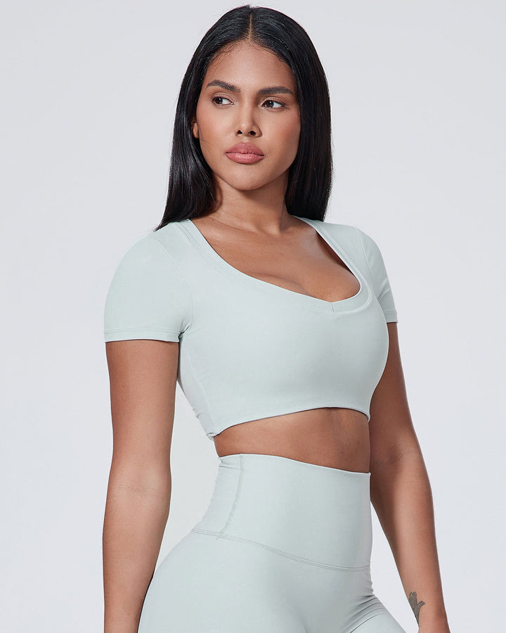 Yvaine Crop Top - Cloud