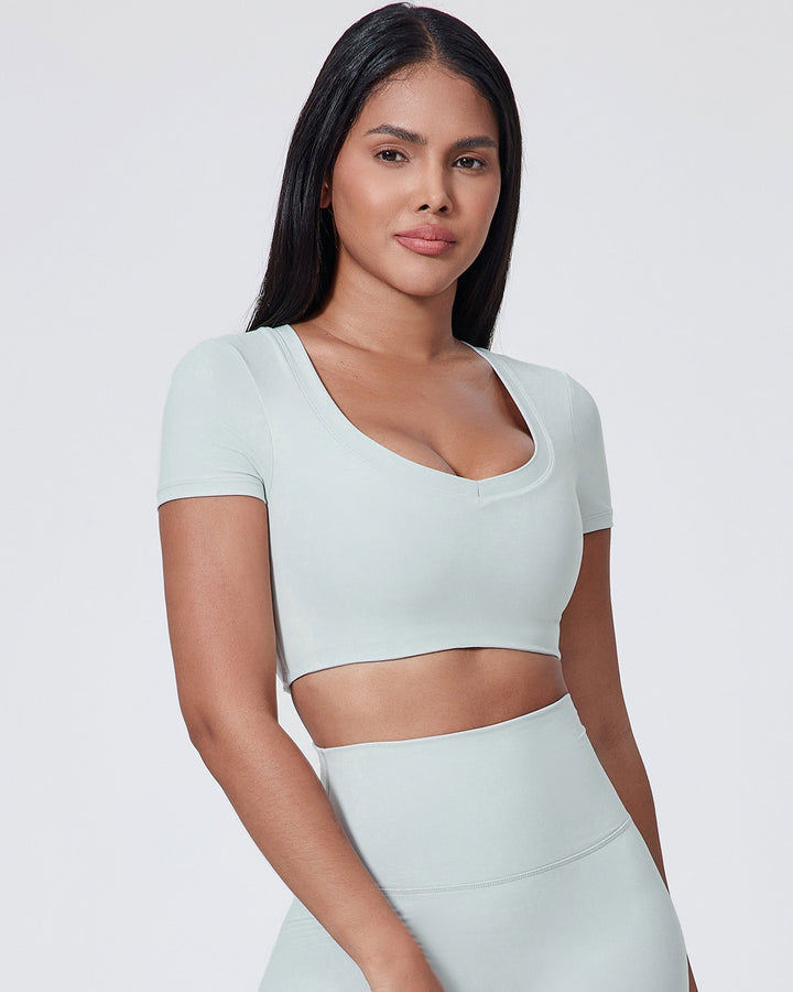 Yvaine Crop Top - Cloud