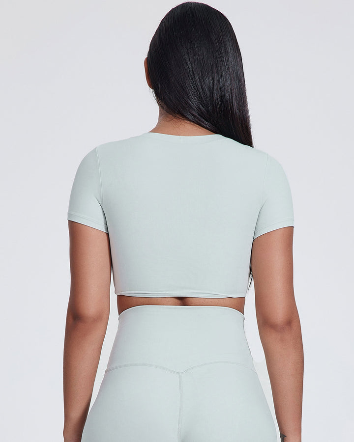 Yvaine Crop Top - Cloud