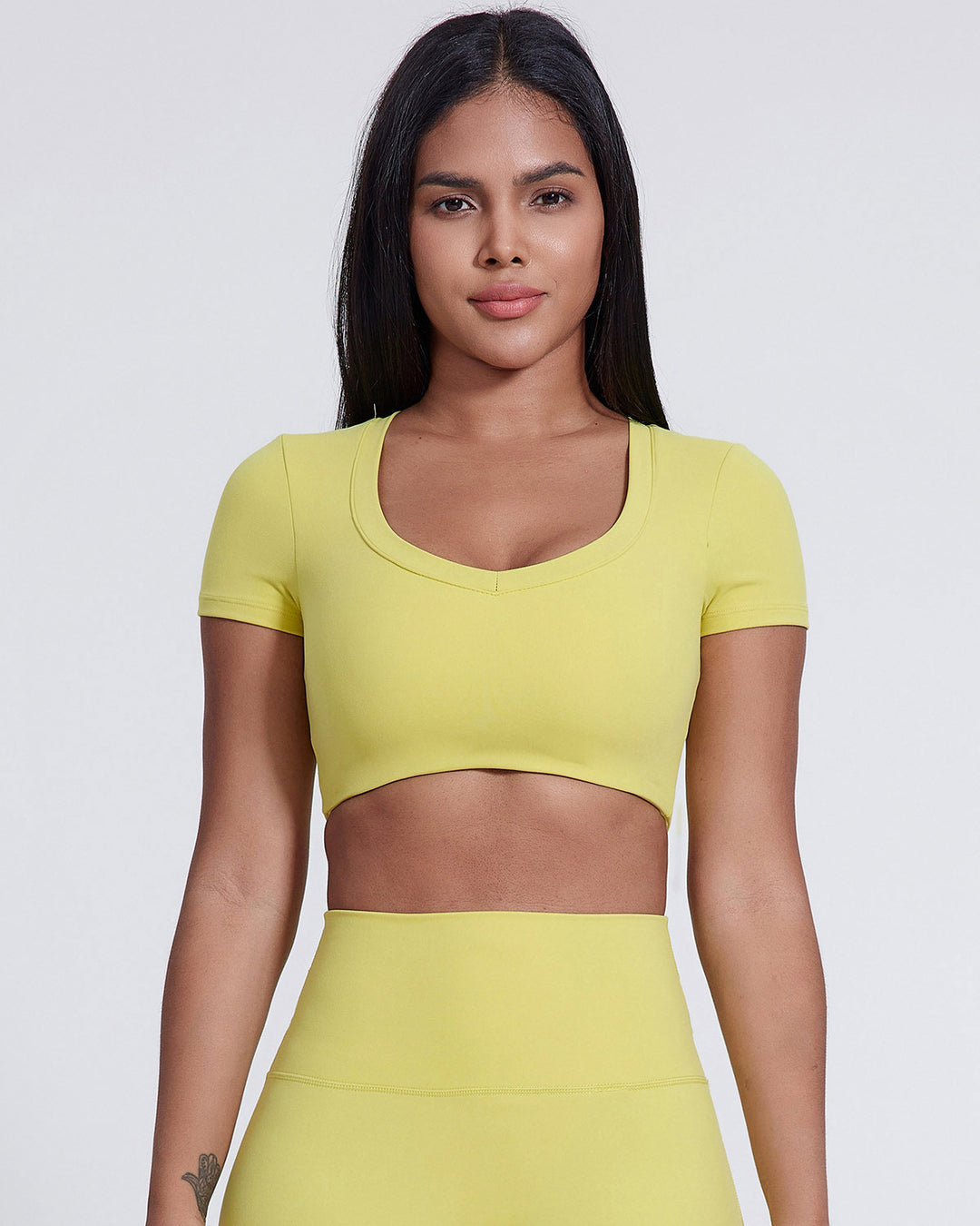Yvaine Crop Top - Lemon