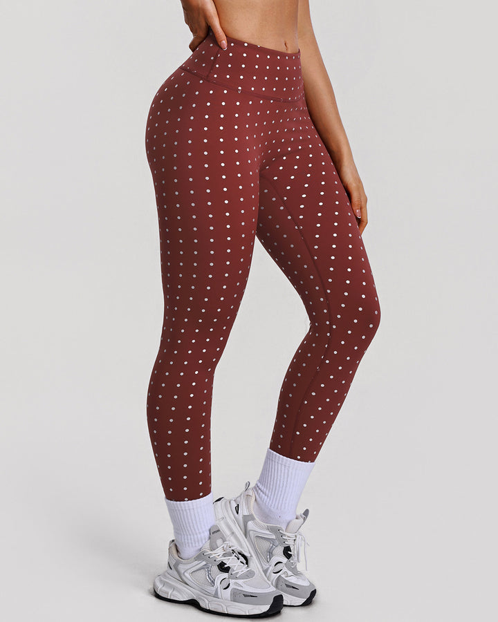 Zafira Seamless Leggings - Brown