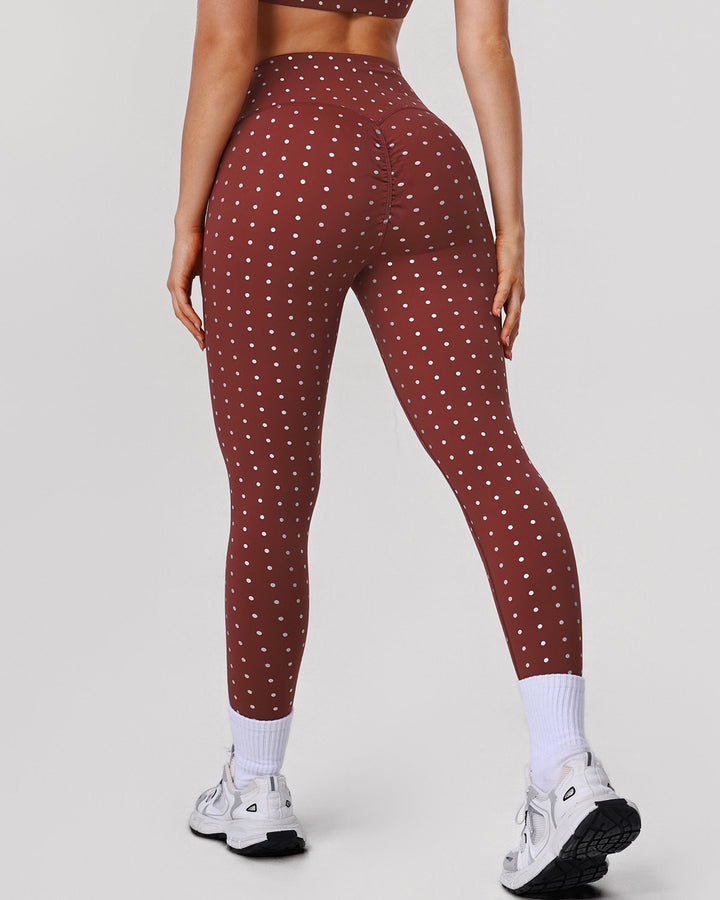 Zafira Seamless Leggings - Brown