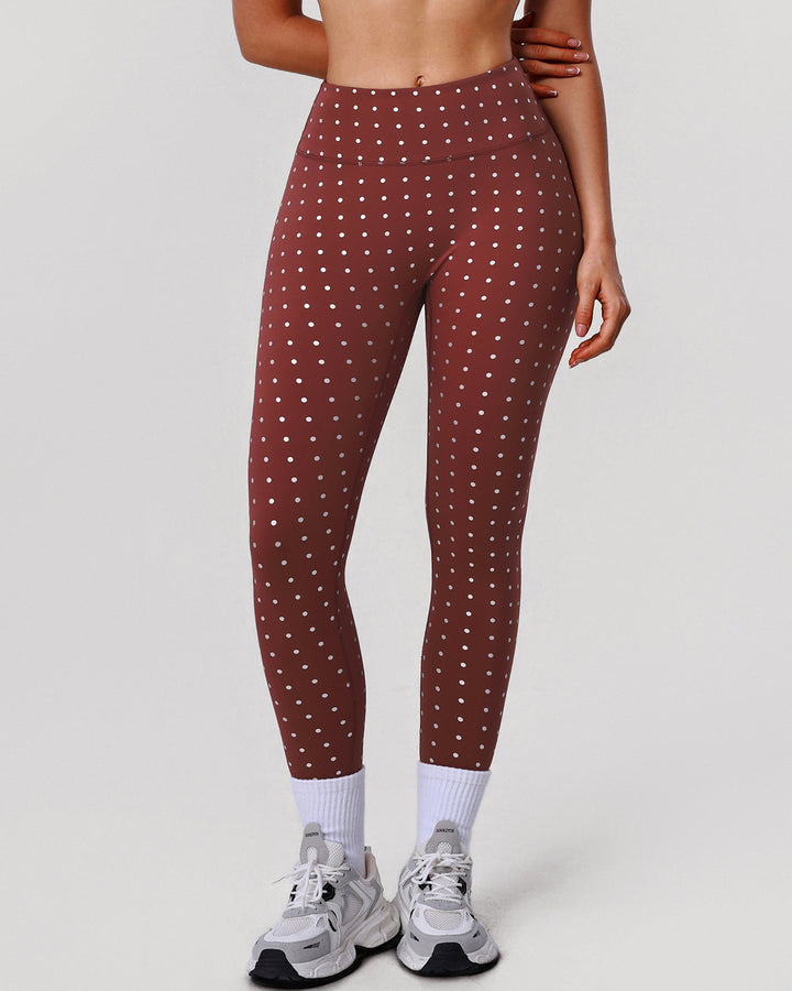 Zafira Seamless Leggings - Brown