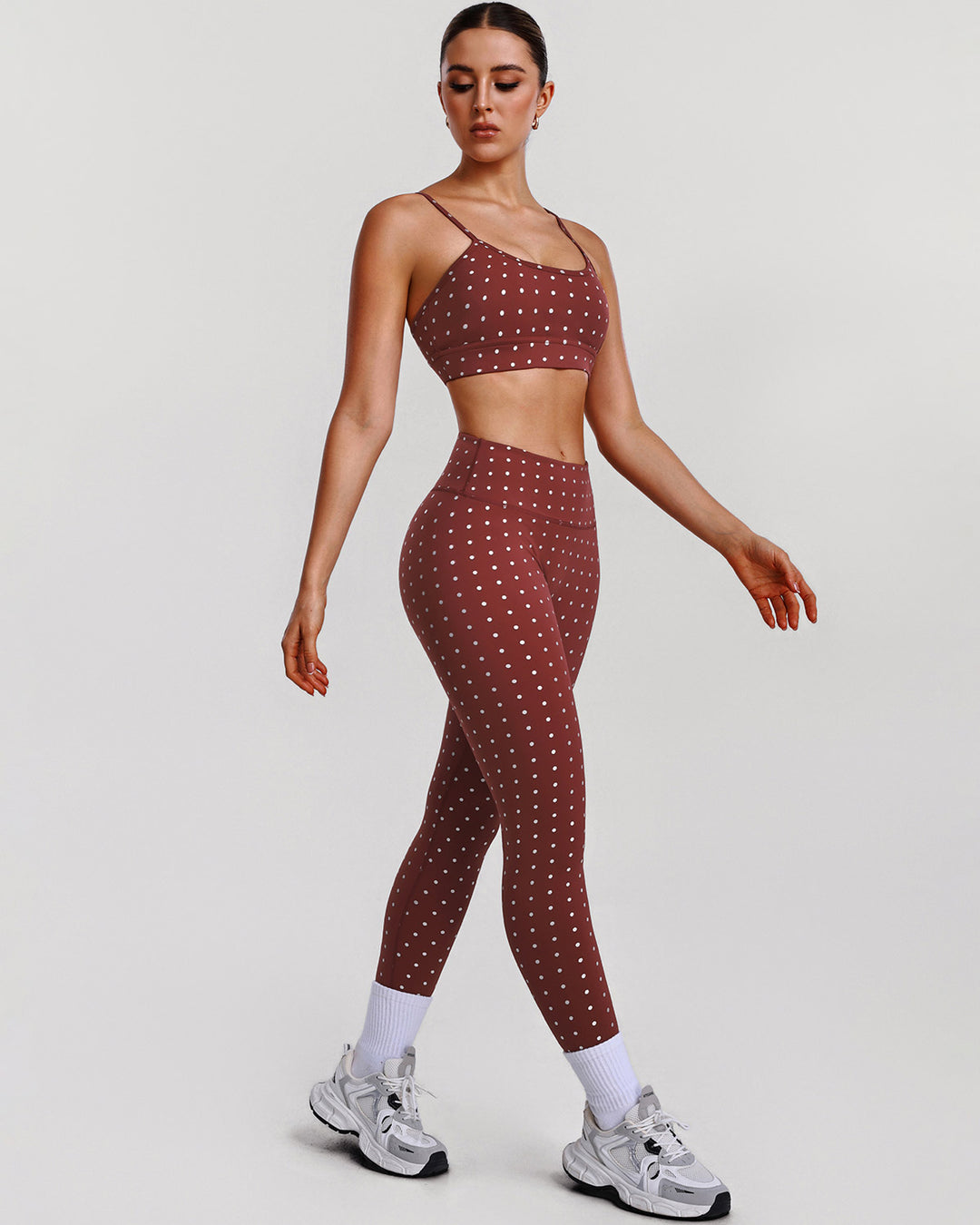 Zafira Seamless Leggings - Brown