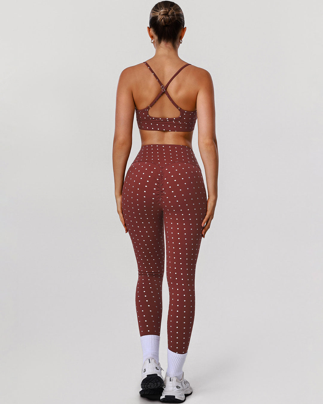 Zafira Seamless Leggings - Brown