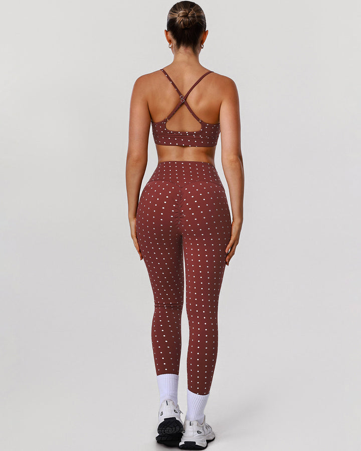 Zafira Seamless Leggings - Brown