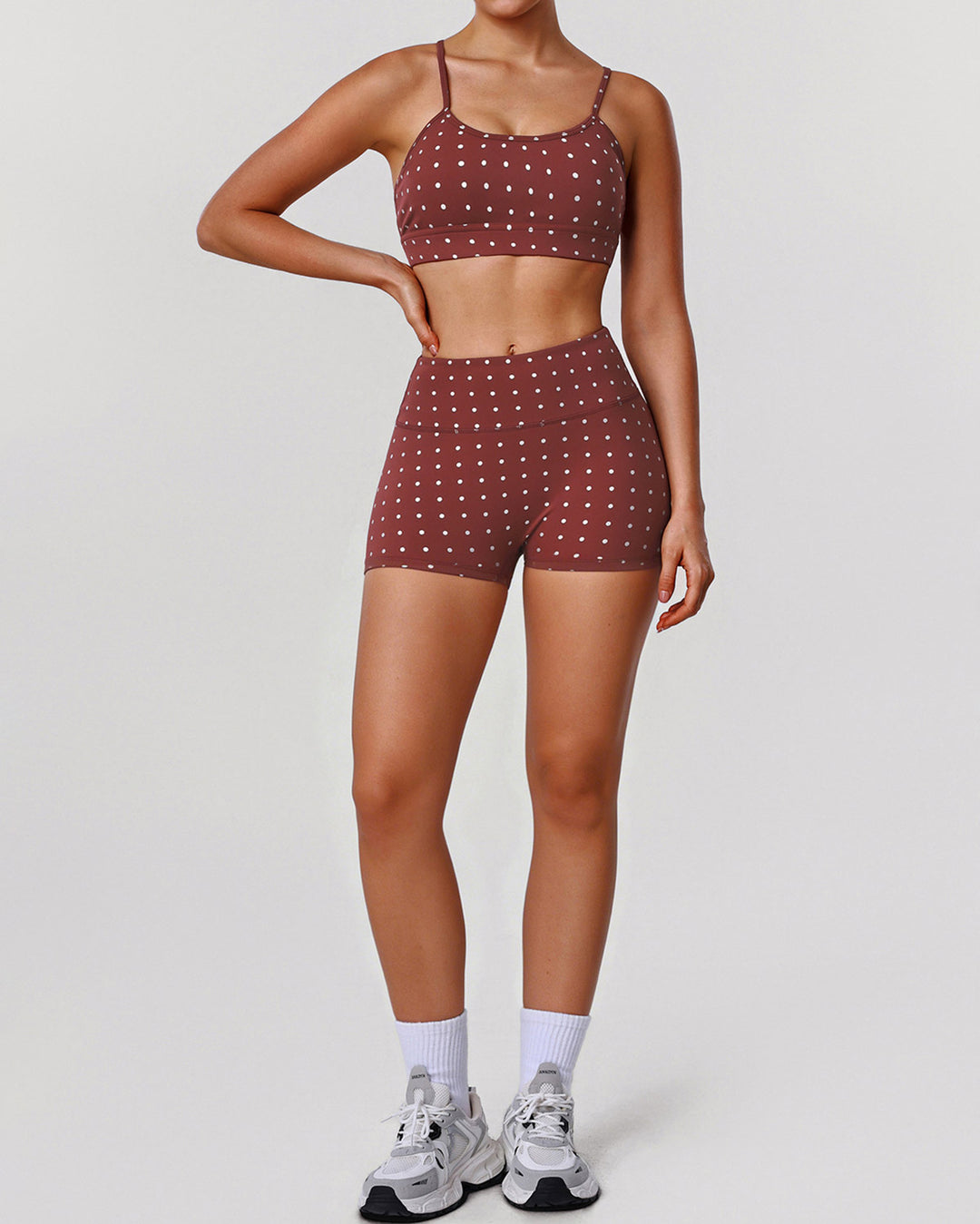 Zafira Seamless Shorts - Brown