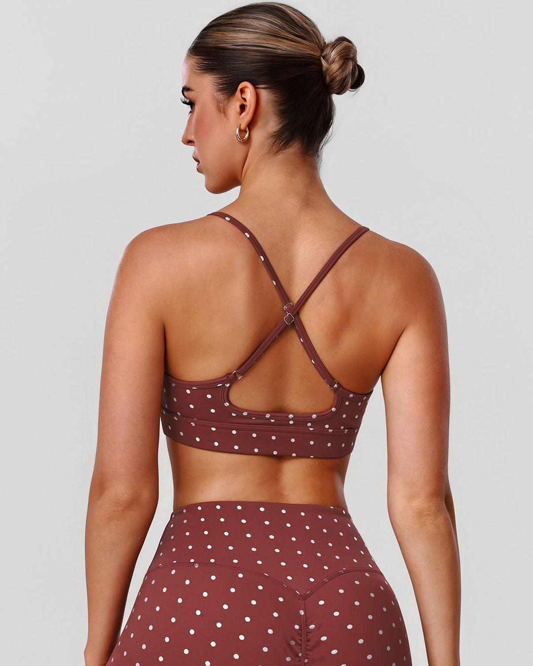 Zafira Sports Bra - Brown