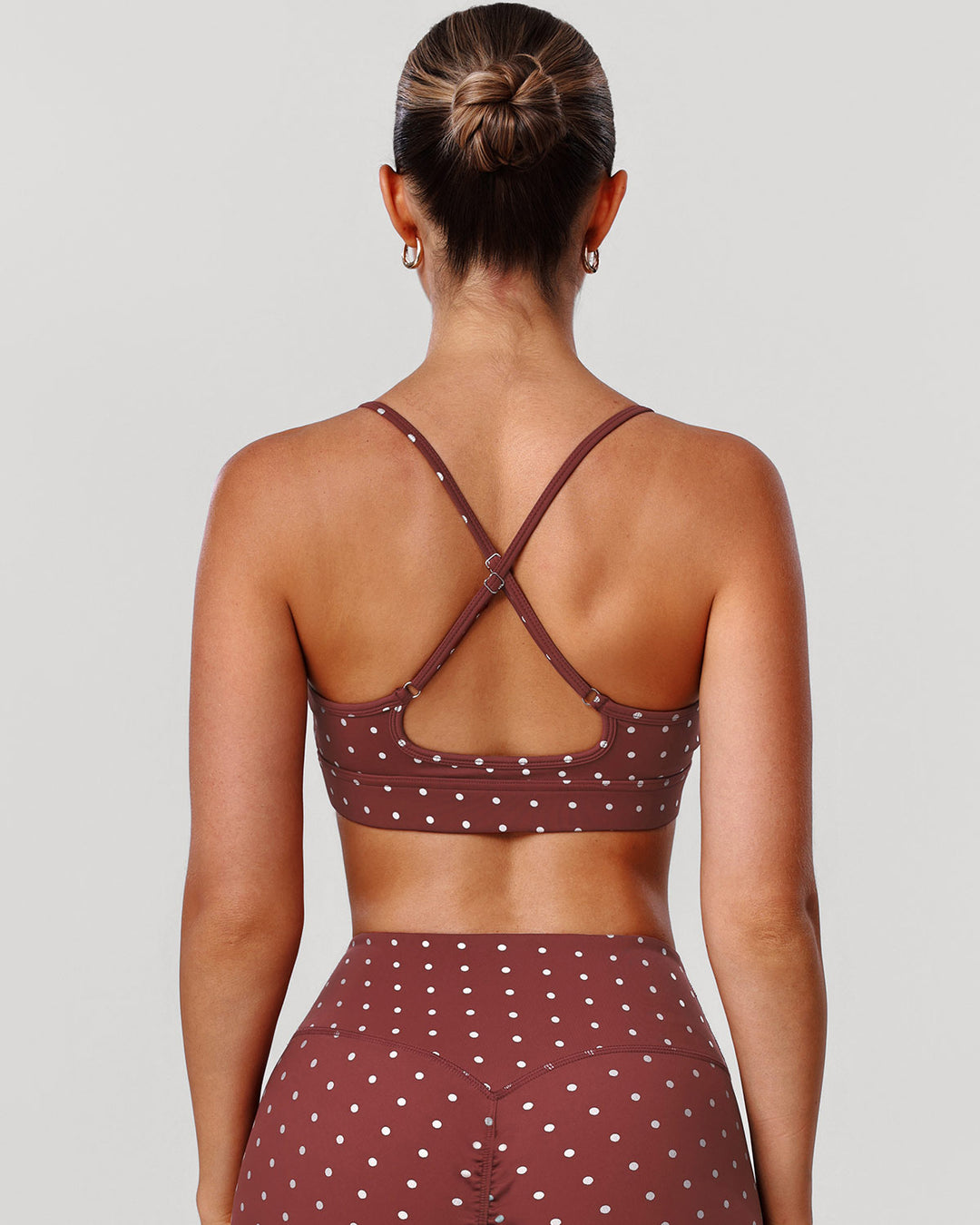 Zafira Sports Bra - Brown