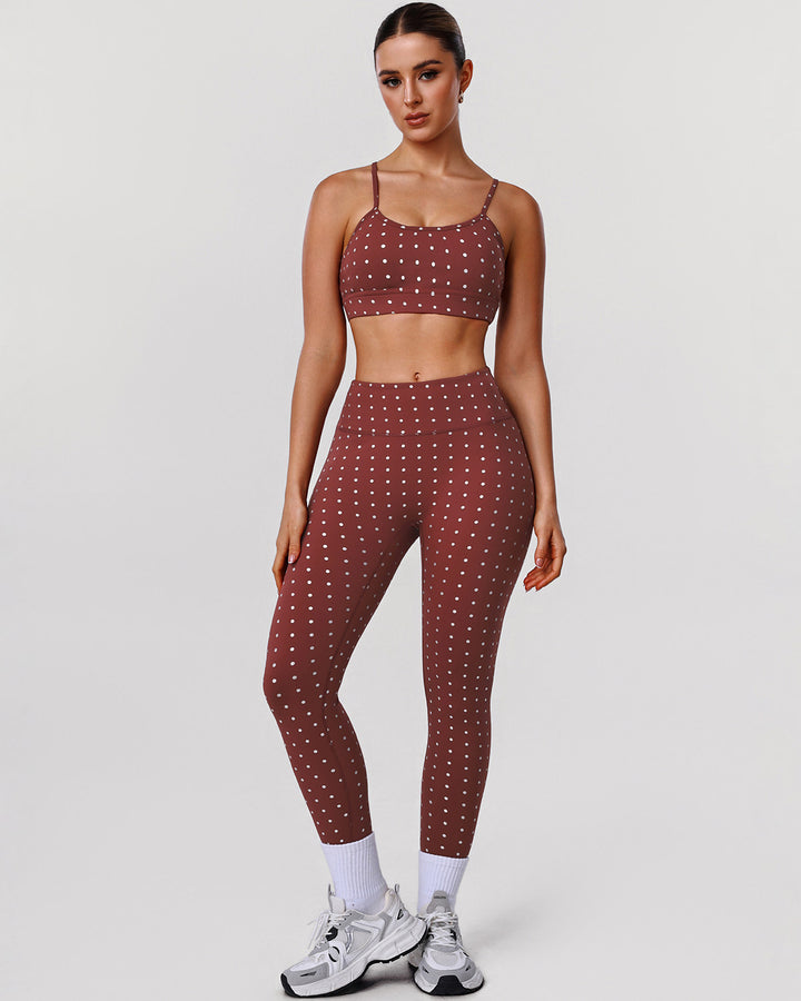 Zafira Sports Bra - Brown