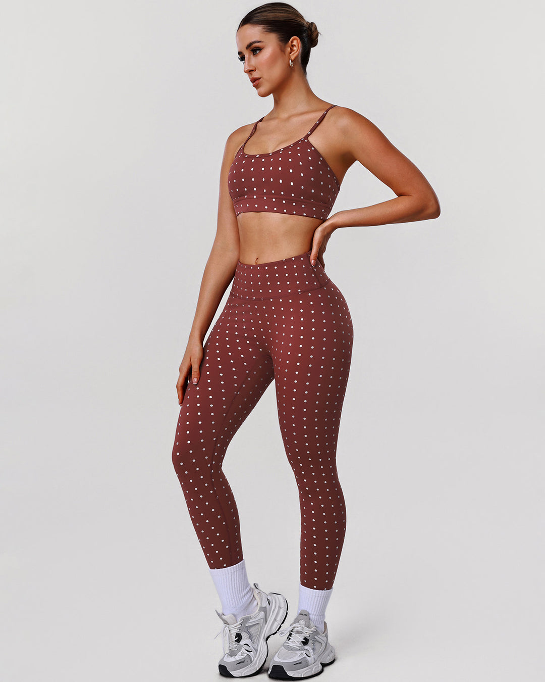 Zafira Sports Bra - Brown