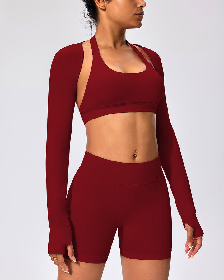 Zenobia Long Sleeve - Crimson