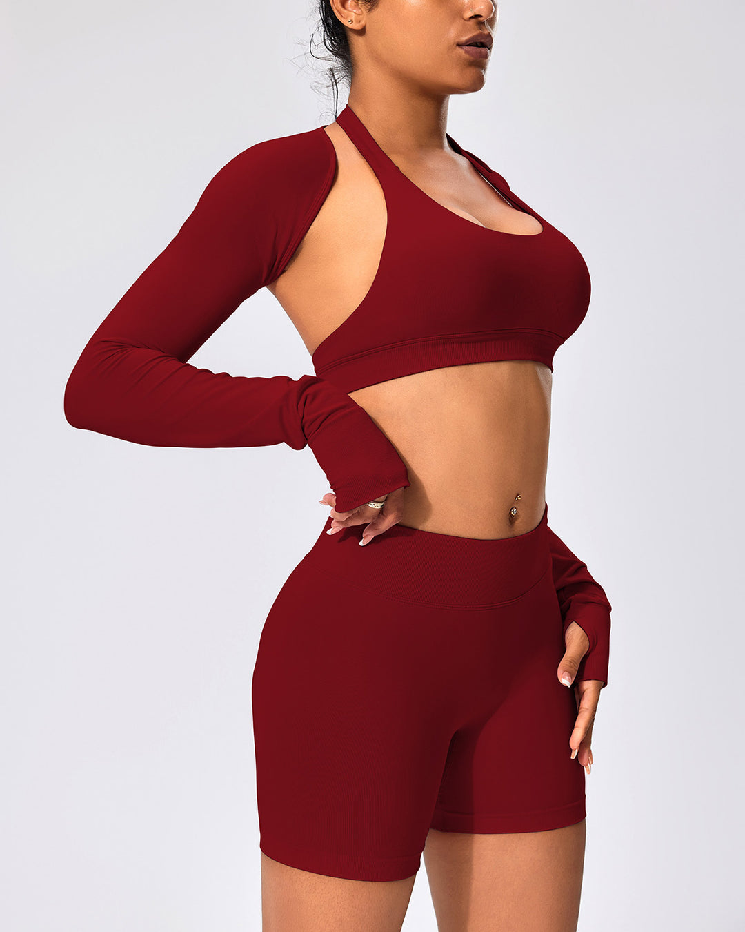 Zenobia Long Sleeve - Crimson
