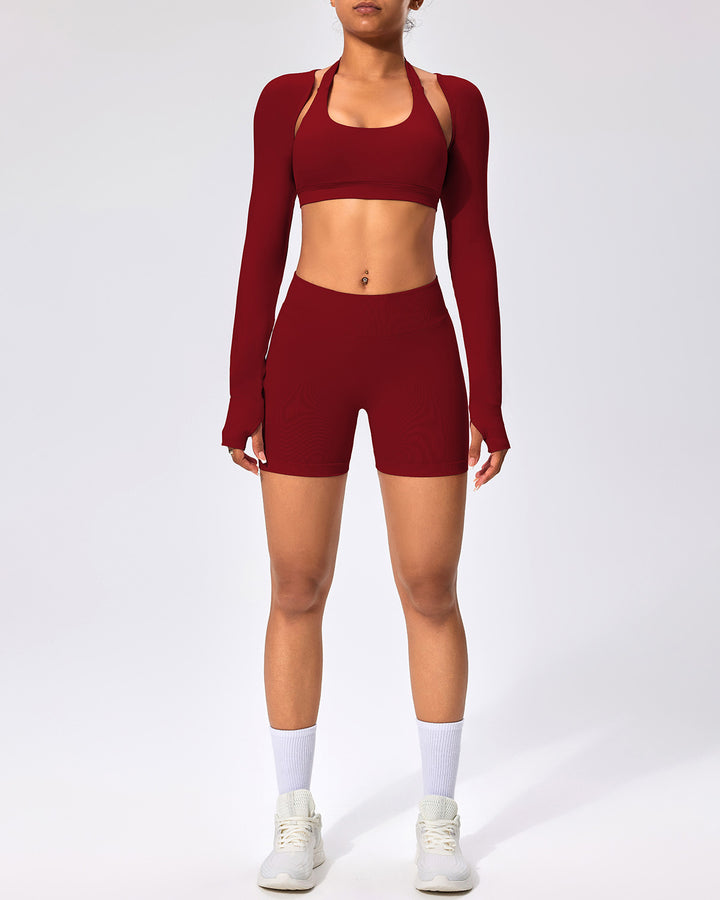 Zenobia Long Sleeve - Crimson