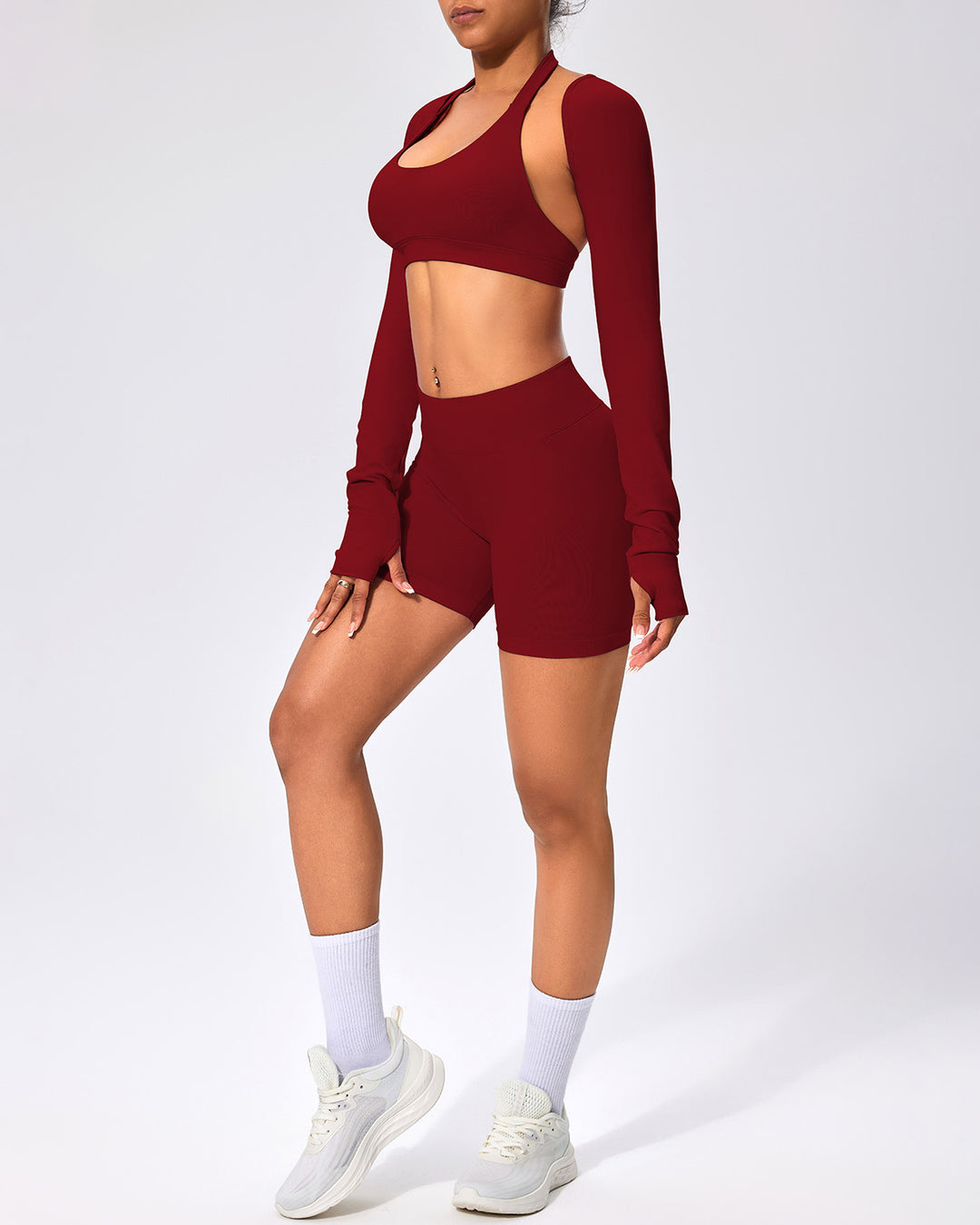Zenobia Long Sleeve - Crimson