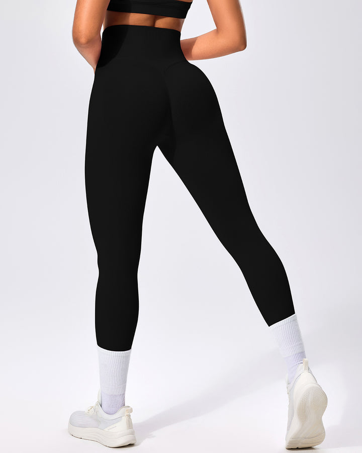 Zenobia Seamless Leggings - Black