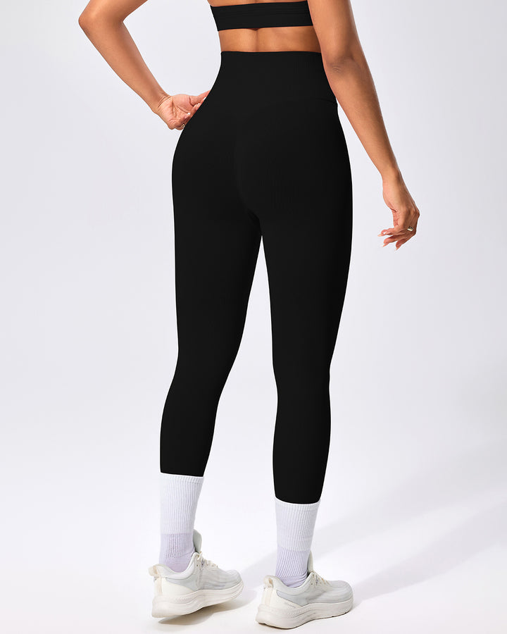 Zenobia Seamless Leggings - Black