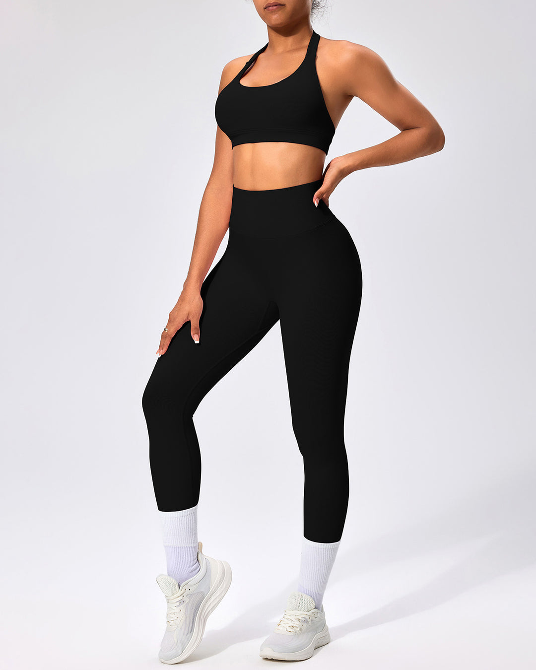 Zenobia Seamless Leggings - Black