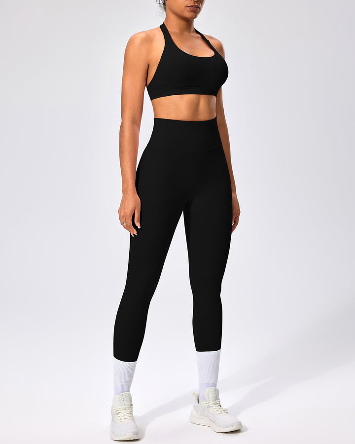 Zenobia Seamless Leggings - Black