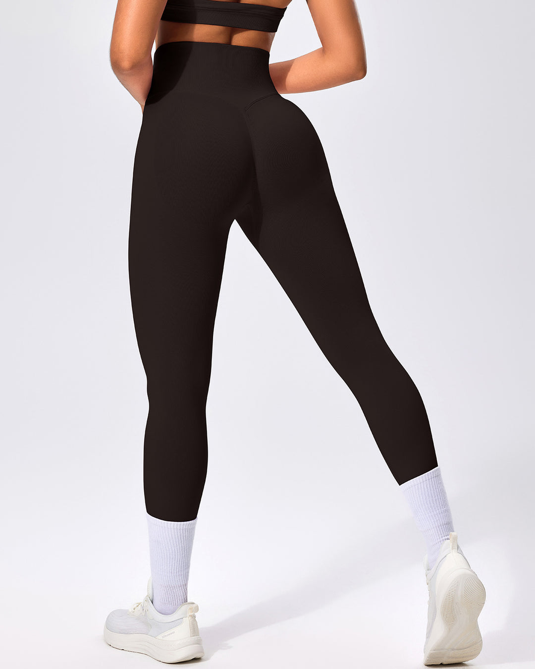 Zenobia Seamless Leggings - Brown