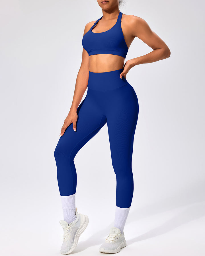 Zenobia Seamless Leggings - Royal Navy