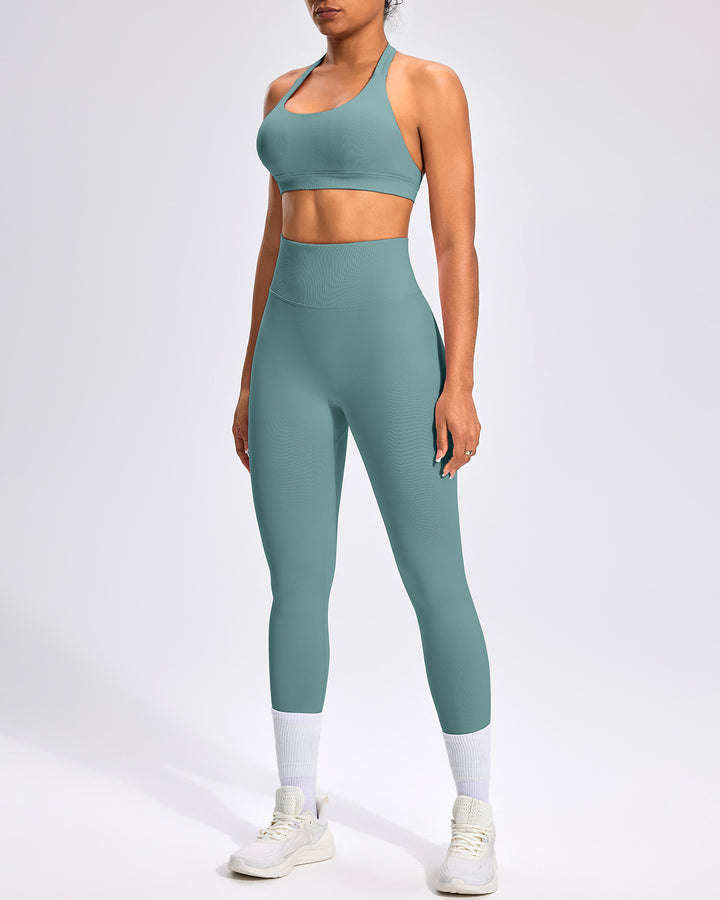 Zenobia Seamless Leggings - Teal